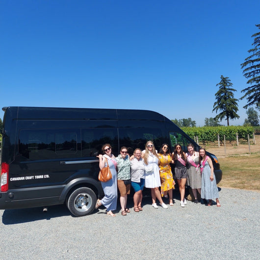 Wedding Shuttle at Winery